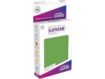 Supplies Ultimate Guard - Supreme UX Sleeves - Japanese - Matte Green - 60-Pack - Cardboard Memories Inc.