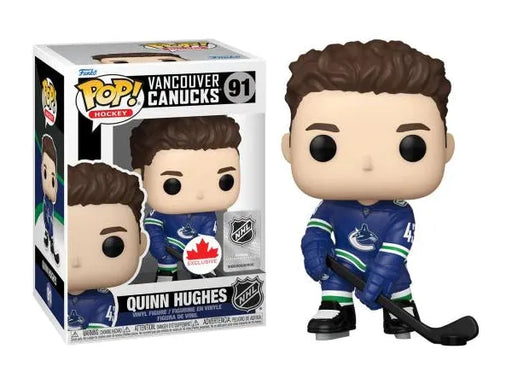 Action Figures and Toys POP! - Sports - NHL - Vancouver Canucks - Quinn Hughes - Cardboard Memories Inc.