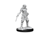 Role Playing Games Paizo - Pathfinder - Unpainted Miniatures - Deep Cuts - Female Human Fighter - 90326 - Cardboard Memories Inc.