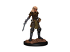 Role Playing Games Paizo - Pathfinder - Unpainted Miniatures - Deep Cuts - Female Human Fighter - 90326 - Cardboard Memories Inc.
