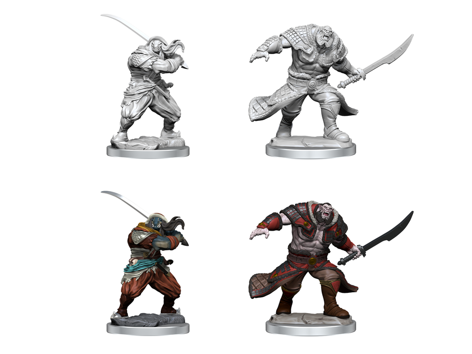 Role Playing Games Wizkids - Magic the Gathering - Unpainted Miniature - Helmsmasher and Krumar - 90397 - Cardboard Memories Inc.