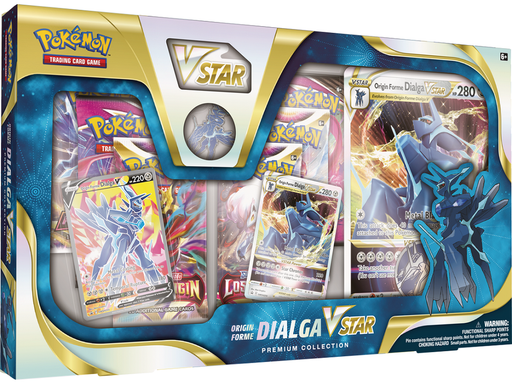 Trading Card Games Pokemon - VStar Origin Forme Dialga - Premium Collection Box - Cardboard Memories Inc.