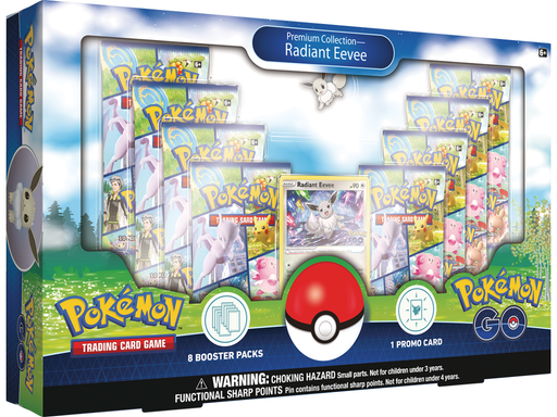 Trading Card Games Pokemon - Pokemon Go - Radiant Eevee - Premium Collection Box - Cardboard Memories Inc.
