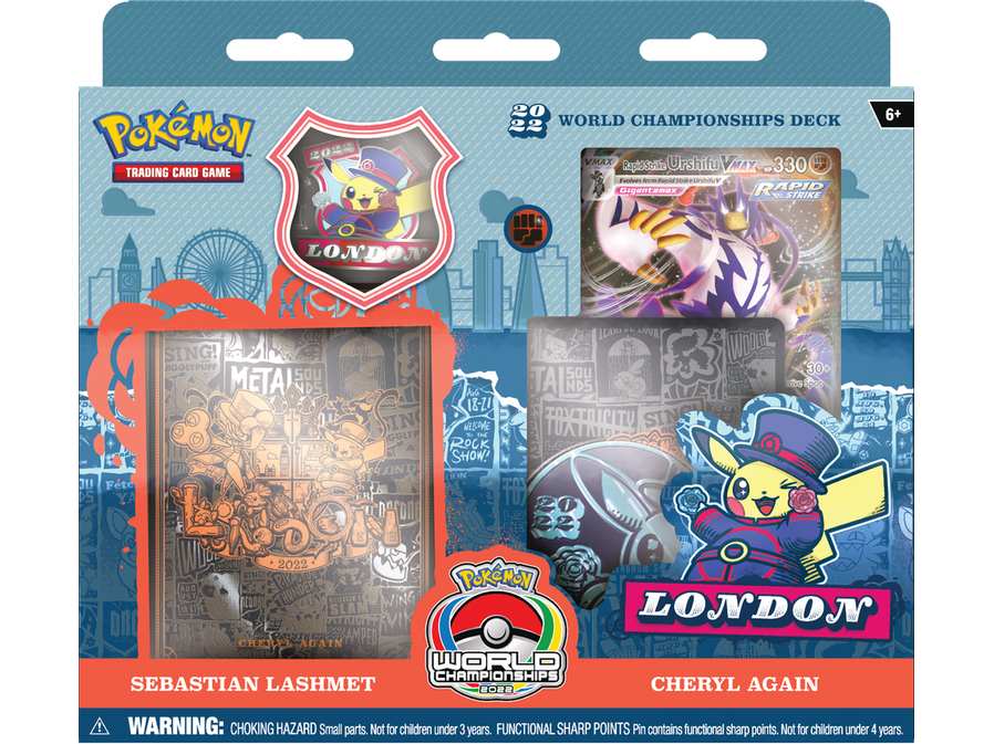 Trading Card Games Pokemon - 2022 World Championships Deck - Sebastian Lashmet Cheryl Again - Cardboard Memories Inc.