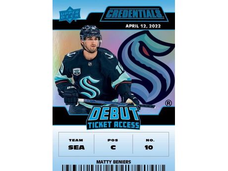 Sports Cards Upper Deck - 2022-23 - Hockey - Credentials - Trading Card Hobby Box - Cardboard Memories Inc.