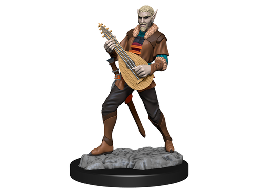 Role Playing Games Wizkids - Critical Roll - Unpainted Miniatures - Pallid Elf Rogue and Bard Male - 90381 - Cardboard Memories Inc.