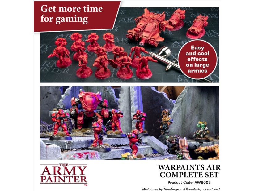 Paints and Paint Accessories Army Painter - Warpaints - Air Complete Set - Cardboard Memories Inc.