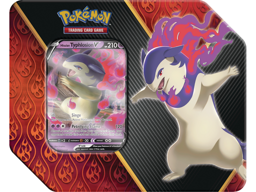 Trading Card Games Pokemon - Divergent Powers Tin - Hisuian Typhlosion V - Cardboard Memories Inc.
