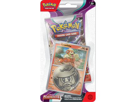 Trading Card Games Pokemon - Scarlet and Violet - Paldea Evolved - Checklane Blister - Growlithe - Cardboard Memories Inc.