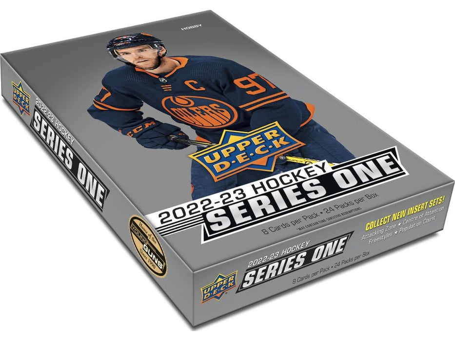 Sports Cards Upper Deck - 2022-23 - Hockey - Series 1 - Trading Card Hobby Box - Cardboard Memories Inc.