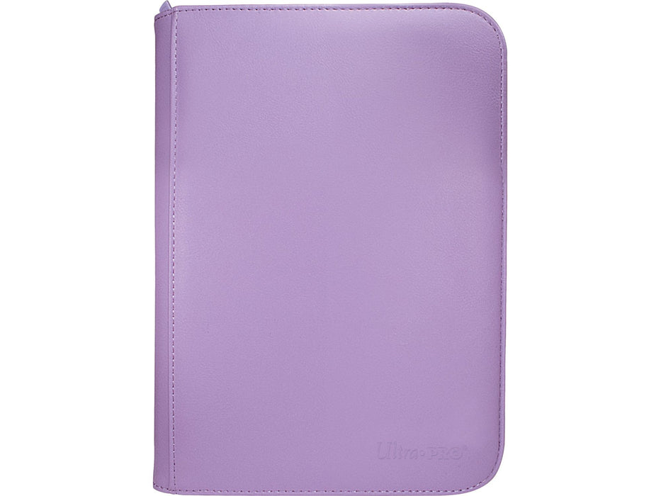 Supplies Ultra Pro - 4 Pocket Zip Binder Pro - Vivid - Purple - Cardboard Memories Inc.