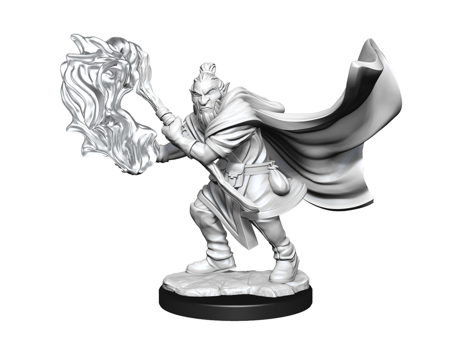 Role Playing Games Wizkids - Critical Roll - Unpainted Miniatures - Hobgoblin Wizard and Druid Male - 90389 - Cardboard Memories Inc.