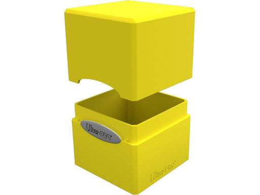 Supplies Ultra Pro - Satin Cube Trading Card Deck Box - Lemon Yellow - Cardboard Memories Inc.