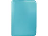Supplies Ultra Pro - 4 Pocket Zip Binder Pro - Vivid - Light Blue - Cardboard Memories Inc.
