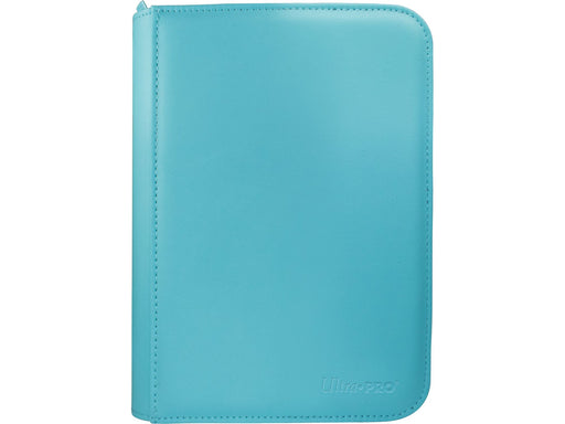 Supplies Arcane Tinmen - 4 Pocket Zip Binder Pro - Vivid - Light Blue - Cardboard Memories Inc.