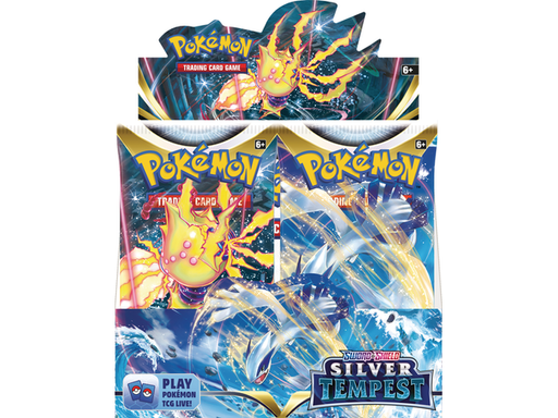 Trading Card Games Pokemon - Sword and Shield - Silver Tempest - Trading Card Booster Box - Cardboard Memories Inc.