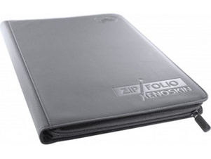 Supplies Ultimate Guard - 9 Pocket ZipFolio Xenoskin Binder - Grey - Cardboard Memories Inc.