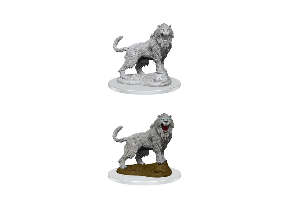 Role Playing Games Wizkids - Dungeons and Dragons -  Nolzurs Marvellous Miniatures - Crag Cat - 90429 - Cardboard Memories Inc.