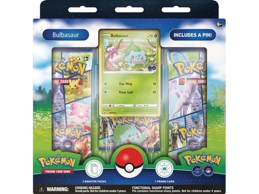 Trading Card Games Pokemon - Pokemon Go - Pin Collection - Bulbasaur - Cardboard Memories Inc.