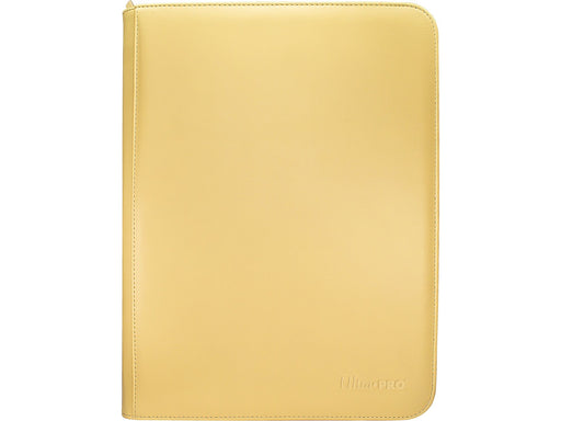 Supplies Ultra Pro - 9 Pocket Zip Binder Pro - Vivid - Yellow - Cardboard Memories Inc.