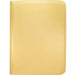 Supplies Arcane Tinmen - 9 Pocket Zip Binder Pro - Vivid - Yellow - Cardboard Memories Inc.