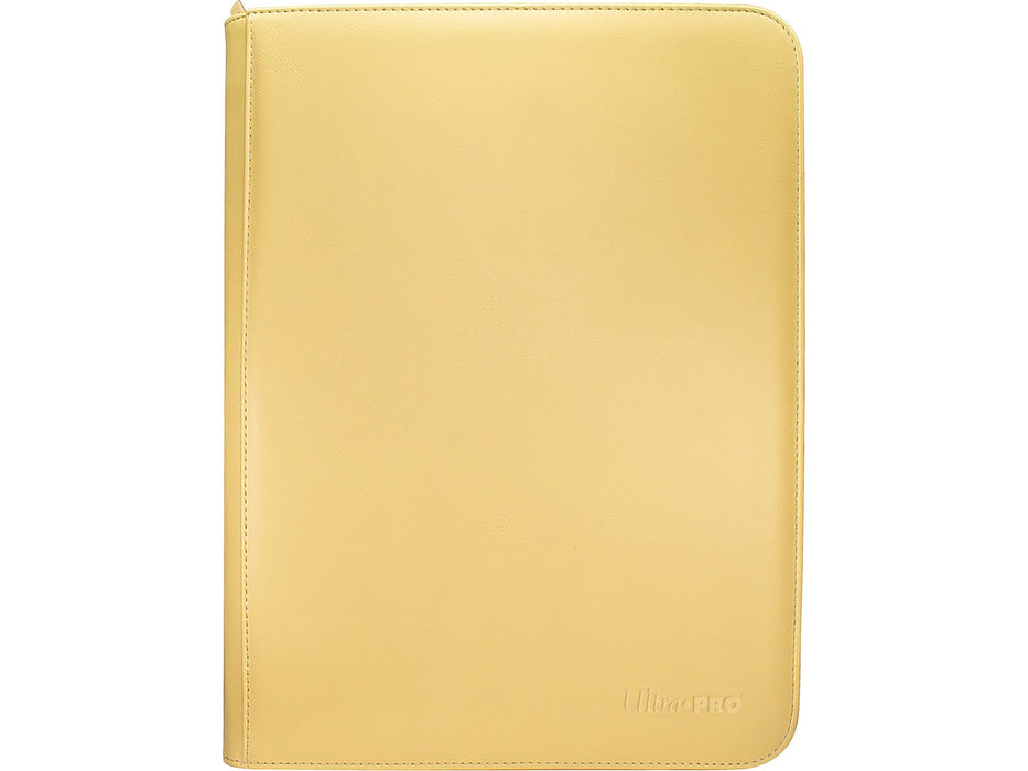 Supplies Ultra Pro - 9 Pocket Zip Binder Pro - Vivid - Yellow - Cardboard Memories Inc.
