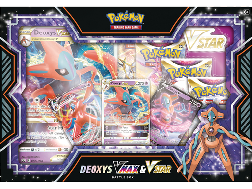 Trading Card Games Pokemon -  VMax and VStar Deoxys - Premium Collection Box - Cardboard Memories Inc.