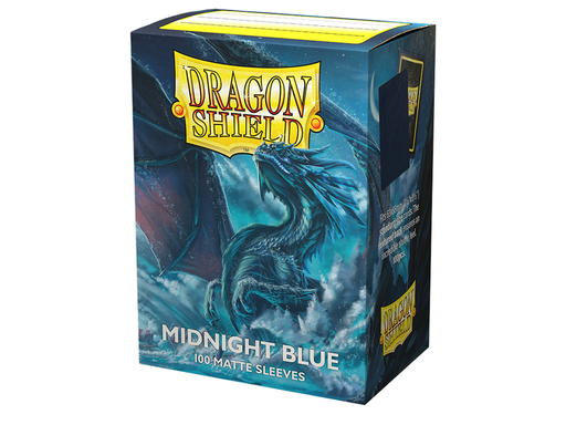 Supplies Arcane Tinmen - Dragon Shield Sleeves - Standard Size - Matte - Midnight Blue - Package of 100 - Cardboard Memories Inc.