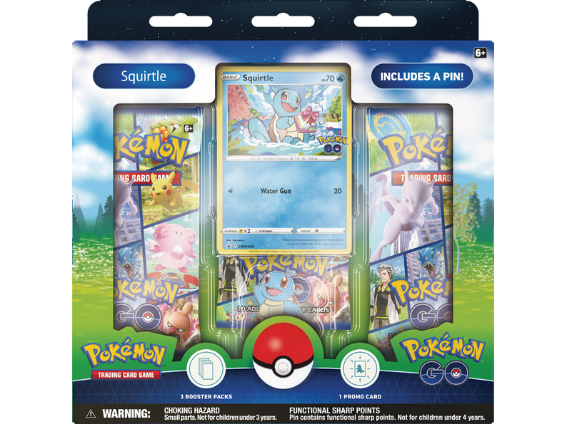 Trading Card Games Pokemon - Pokemon Go - Pin Collection - Squirtle - Cardboard Memories Inc.
