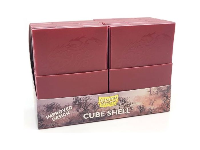Supplies Arcane Tinmen - Dragon Shield - Cube Shell - Blood Red - Cardboard Memories Inc.