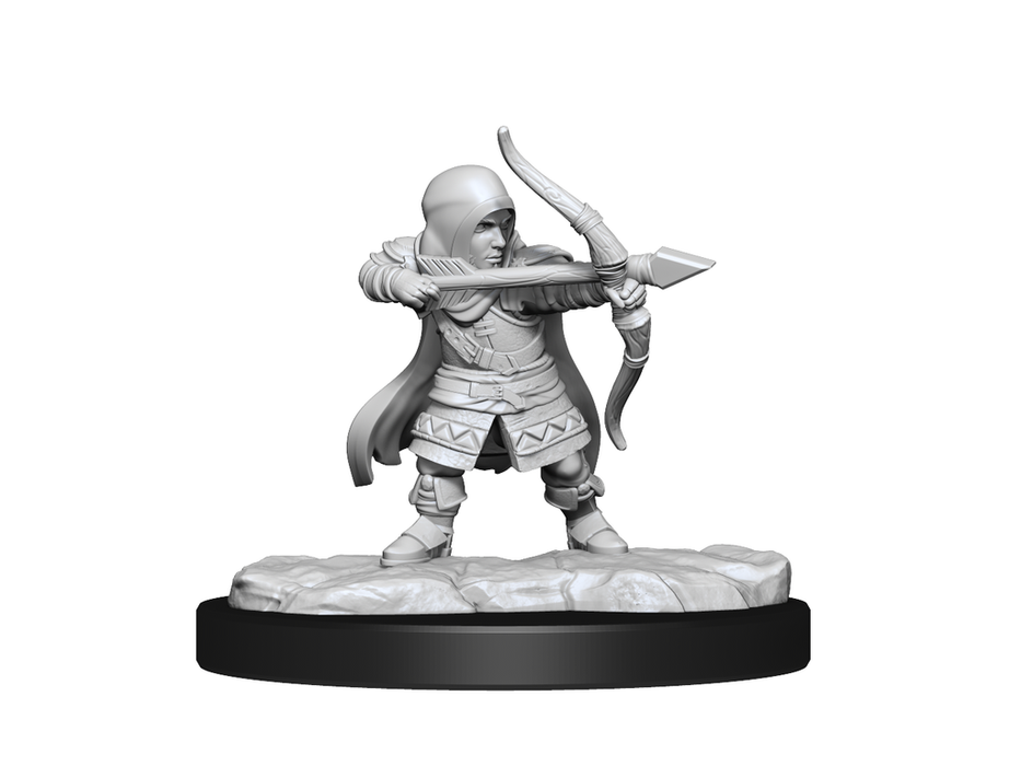 Role Playing Games Wizkids - Critical Roll - Unpainted Miniatures - Lotusden Halfling Ranger Male - 90382 - Cardboard Memories Inc.