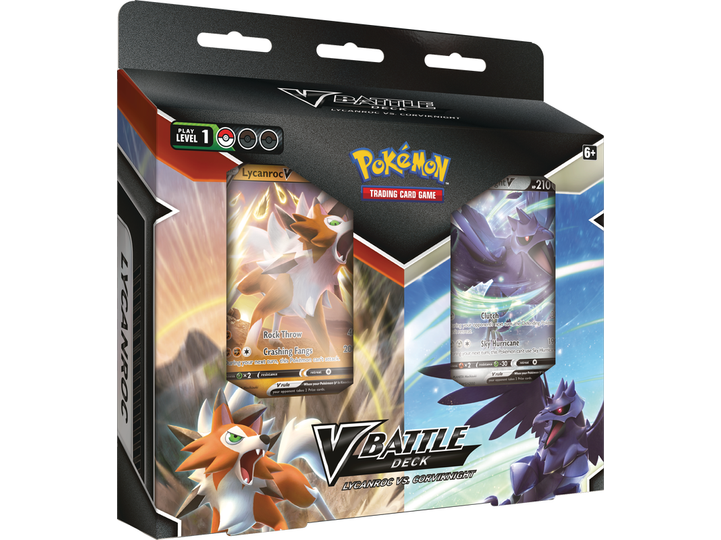 Trading Card Games Pokemon - V Battle Deck - Lycanroc vs Corviknight - Cardboard Memories Inc.