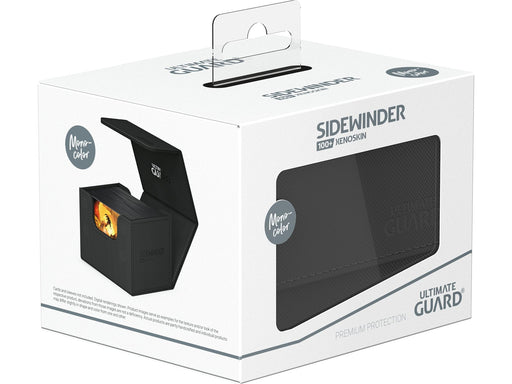 Supplies Ultimate Guard - Sidewinder - Monocolor - Black Xenoskin - 100+ - Cardboard Memories Inc.
