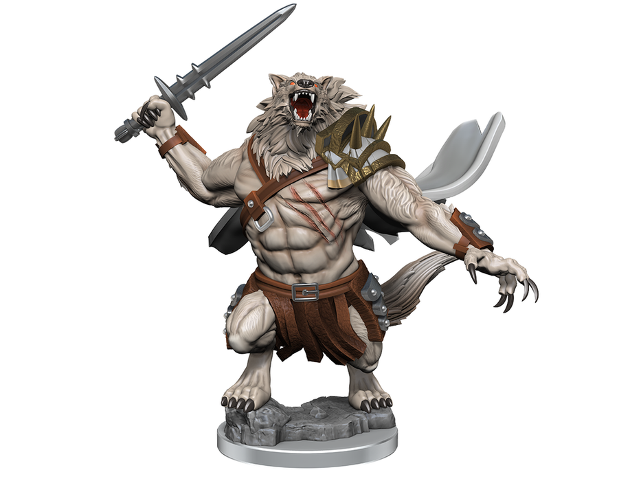 Role Playing Games Wizkids - Magic the Gathering - Unpainted Miniature - Arlinn Kord and Tovolar - 90398 - Cardboard Memories Inc.