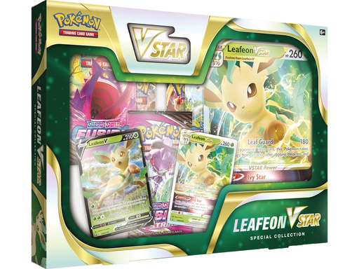 Trading Card Games Pokemon - VStar Leafeon - Special Collection Box - Cardboard Memories Inc.