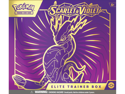 Trading Card Games Pokemon - Scarlet and Violet - Elite Trainer Box - Violet - Cardboard Memories Inc.