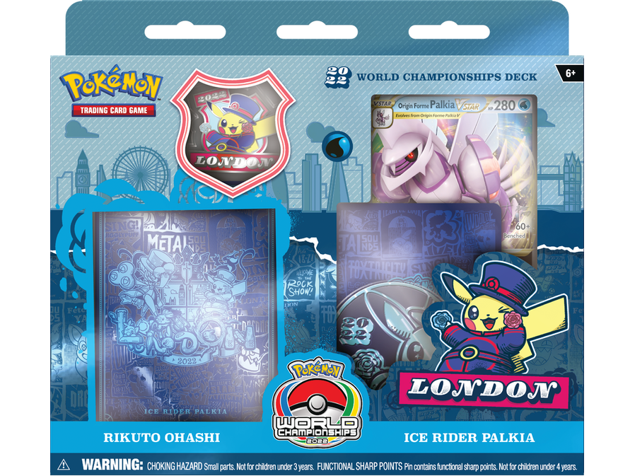 Trading Card Games Pokemon - 2022 World Championships Deck - Rikuto Ohashi Ice Rider Palkia - Cardboard Memories Inc.