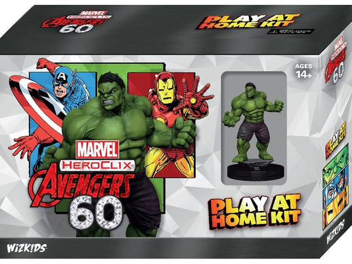 Collectible Miniature Games Wizkids - Marvel - HeroClix - Avengers 60th Anniversary - Play at Home - Hulk - Cardboard Memories Inc.