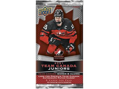 Sports Cards Upper Deck - 2021 - Hockey - Team Canada Juniors Hockey - Trading Card Hobby Box - Cardboard Memories Inc.