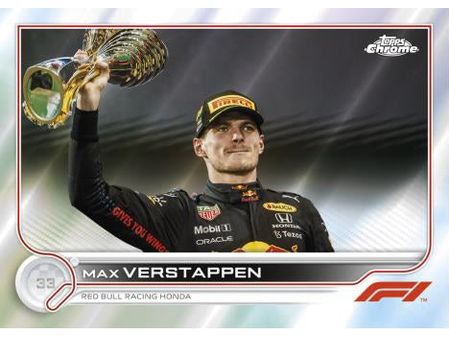 Sports Cards Topps - 2022 - Formula 1 Racing - Chrome - Hobby Box - Cardboard Memories Inc.