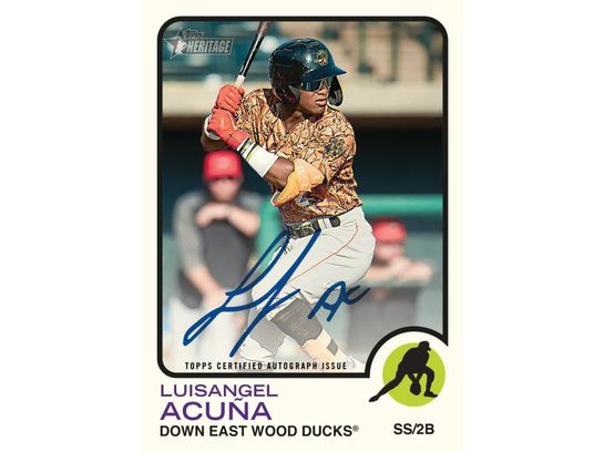 Sports Cards Topps - 2022 - Baseball - Heritage Minor League - Hobby Box - Cardboard Memories Inc.