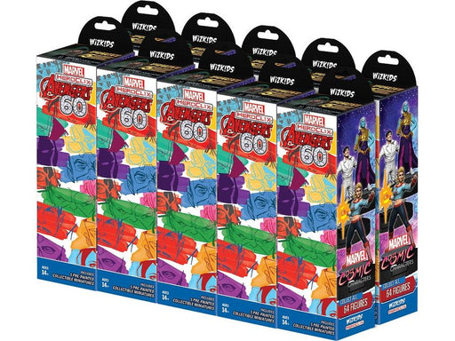 Collectible Miniature Games Wizkids - Marvel - HeroClix - Avengers 60th Anniversary - Booster Brick - Cardboard Memories Inc.