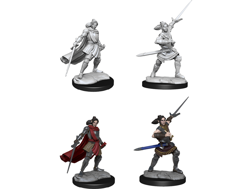 Role Playing Games Wizkids - Critical Roll - Unpainted Miniatures - Half-Elf Paladin Xhorhas - 90390 - Cardboard Memories Inc.