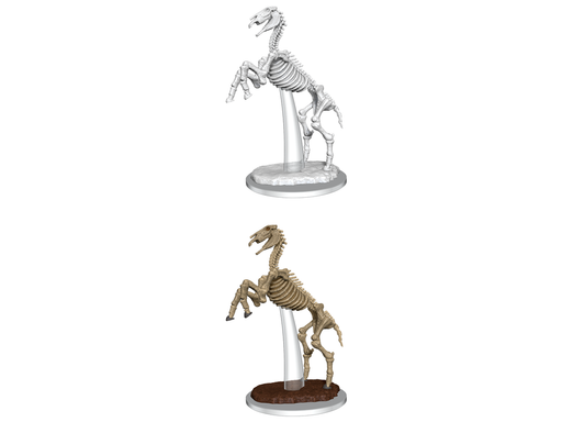 Role Playing Games Paizo - Pathfinder Battles - Unpainted Miniatures - Deep Cuts - Skeletal Horse - 90448 - Cardboard Memories Inc.