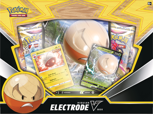Trading Card Games Pokemon - 2022 - Hisuian Electrode V - Trading Card Collection Box - Cardboard Memories Inc.