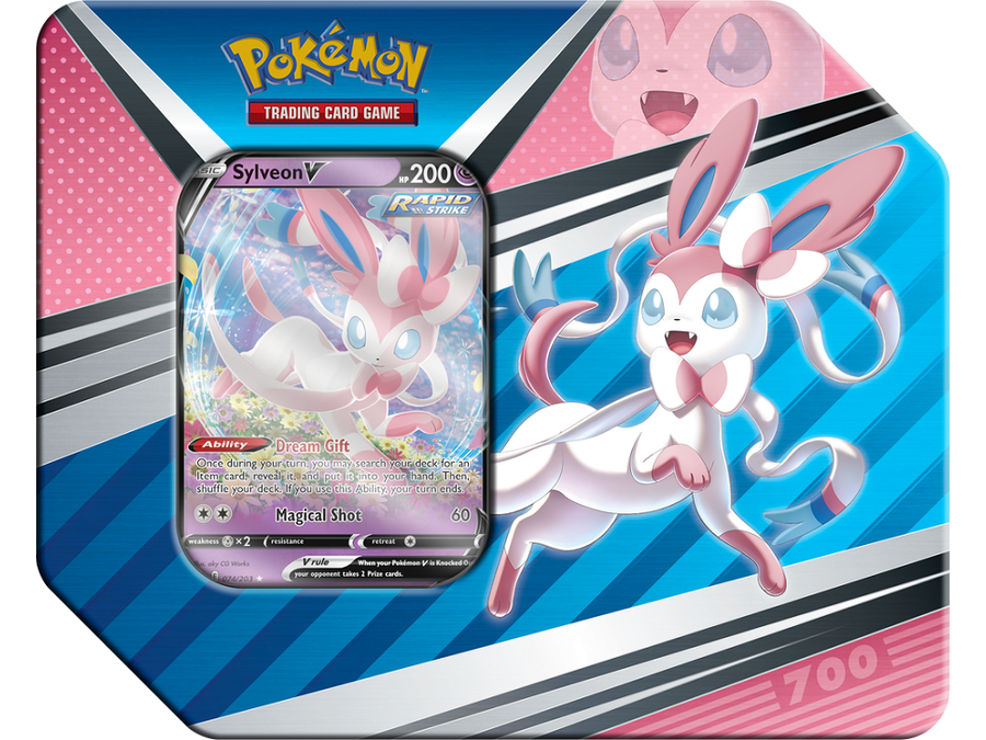 Trading Card Games Pokemon - V Heroes Tin - Sylveon - Cardboard Memories Inc.