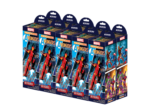 Collectible Miniature Games Wizkids - Marvel - HeroClix - Avengers Forever - Booster Brick - Cardboard Memories Inc.