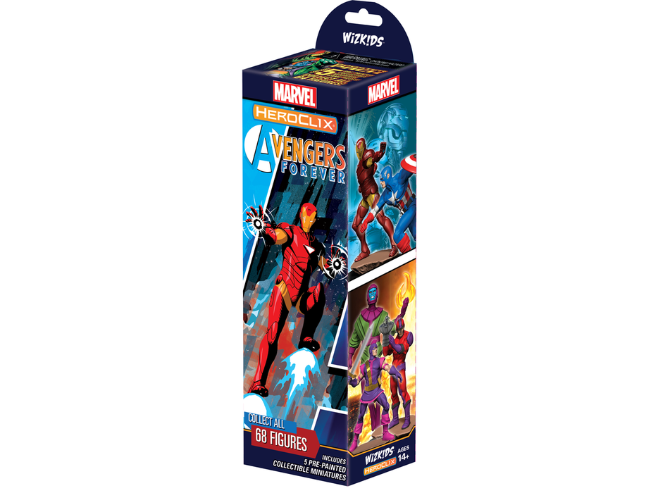 Collectible Miniature Games Wizkids - Marvel - HeroClix - Avengers Forever - Booster Brick - Cardboard Memories Inc.