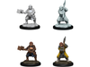 Role Playing Games Wizkids - Critical Roll - Unpainted Miniatures - Dwarf Empire Fighter Female - 90383 - Cardboard Memories Inc.