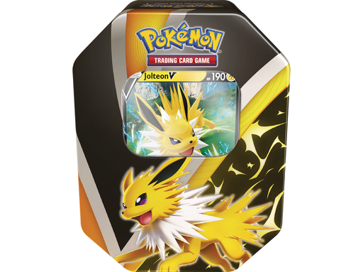 Trading Card Games Pokemon - Eevee Evolutions - Jolteon V - Collectors Tin - Cardboard Memories Inc.